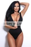 European 36D bust size escort, very naughty, listead in petite gallery