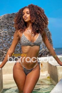 Jakarta escort - 34B bust, Brunette hair, Brown eyes